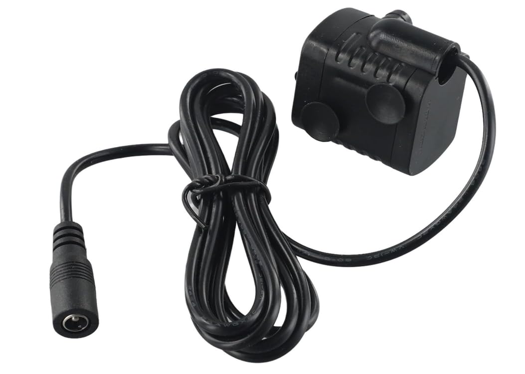 Solar Fountain Pump, DC 12V for MINI Solar Fountain Pump Replacement with 1.5m Wire,Powerful and Versatile Submersible Water Pump for Aquariums, Ponds, and Gardens (22-24V)
