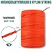 Romeda Mason Line #18, 500 Ft Orange String, Construction Twine for Gardening & Masonry