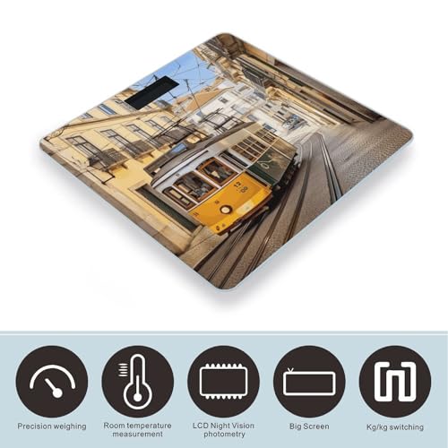 Báscula Digital Lisboa para Peso Corporal 400lb miniatura 3