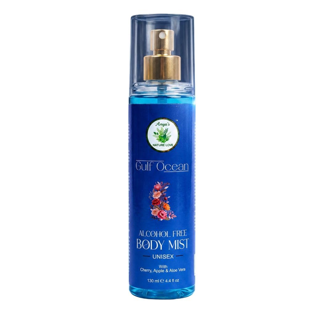 Gulf Ocean Alcohol Free Body Mist with Cherry Apple & Aloe Vera | Unisex Fragrance Body Mist | Fine Mist Spray | Daily Personal Care | For Men & Women | 130 ml-image-26