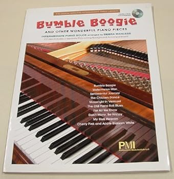 Paperback Bumble Boogie and Other Wonderful Piano Pieces: Intermediate Piano Solos [With CD] (Debra Wanless Intermediate Piano Library) Book