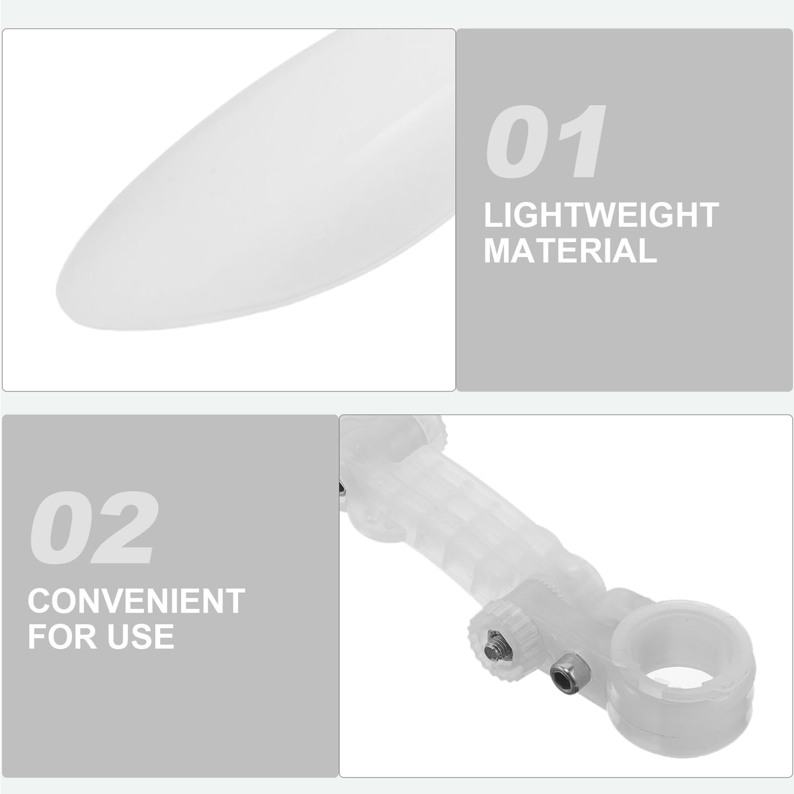 Guardabarros para Bicicleta de Plástico Luminoso, Delantero y Trasero, Resistente y Ligero, Compatible con Bicicletas de Montaña y Carretera, Protección contra Barro y Agua