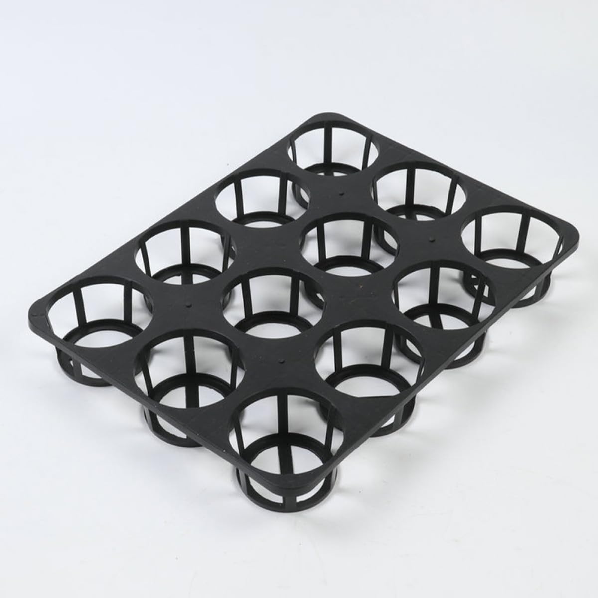 Supports Germination Plateaux ou en Plastique de pour Noir 5pcs Lisse et Trous Ronds Propagation de Plantes en Intérieur ou Jardin