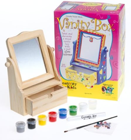 Create Your Own Vanity Box with Mirror Creativity Craft Kit for Kids