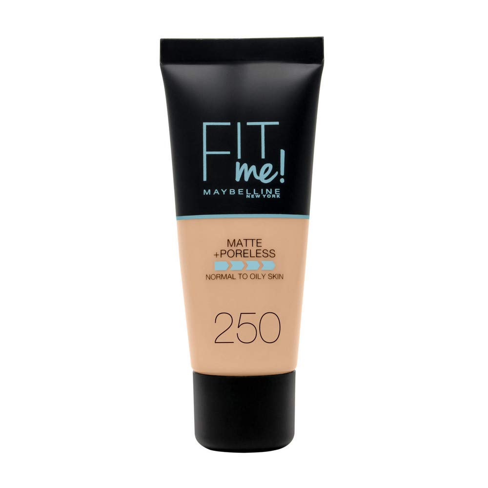 3 x Maybelline Fit Me Matte + Poreless Foundation 30ml - 250 Sun Beige