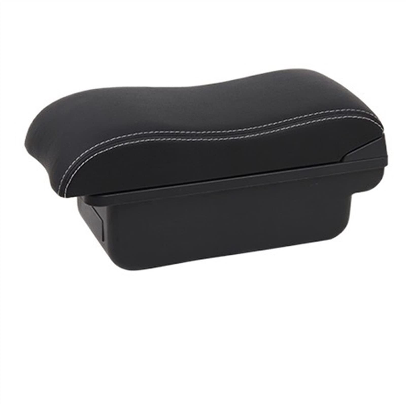 For Hyundai For Solaris 2013 2014 2015 2016 Armrest Box Car Armrest Box Interior Retrofit USB Ashtray(A1-black white NOusb)