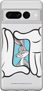 ERT GROUP Handyhülle für Google Pixel 7 PRO Original und offiziell Lizenziertes Looney Tunes Muster Bugs 025 optimal an die Form des Handy angepasst, teilweise transparent