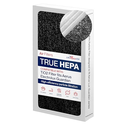 TiO2 True HEPA Filter Compatible with Eletrolux Aerus Guardian Air Series Air Purifier by LifeSupplyUSA