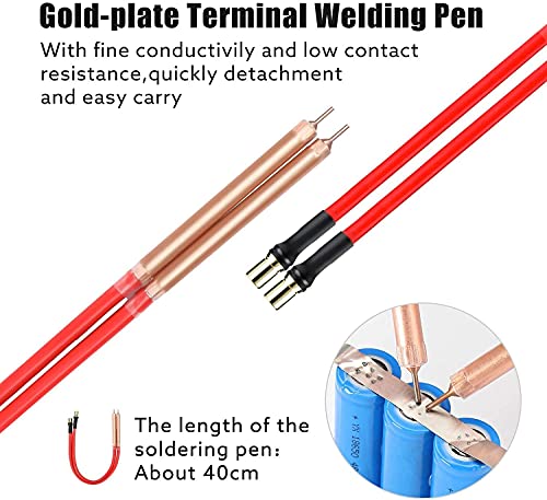Battery Spot Welder, Seesii 6 Gear Adjustable Portable Spot Welder, 5000Ma-H Mini Spot Welding Equipment With 5M Sheets & 4X4 Holders For 0.1/0.15Mm Nickel Strip Welding & Making Diy Battery Packs #TOP4