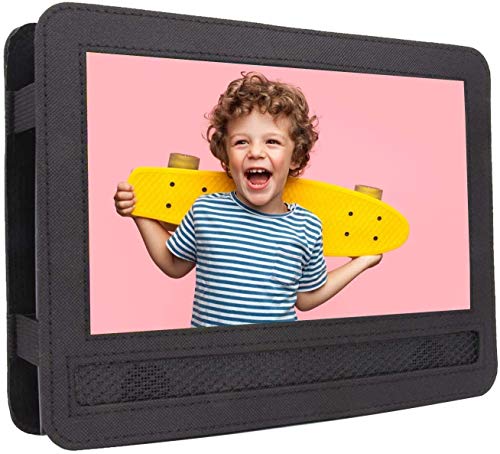 COOAU - Funda para reposacabezas de coche para reproductor de DVD portátil de 9 a 9,5 pulgadas con pantalla giratoria y abatible (para CU-901, CU-902, CU-969)