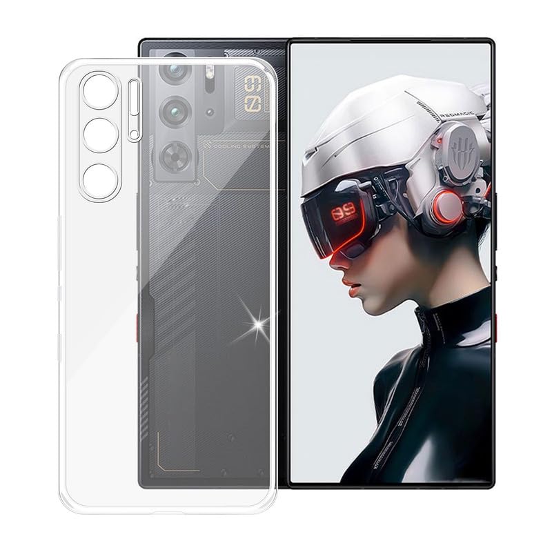Coque Nubia Red Magic 9 Pro en silicone souple transparent