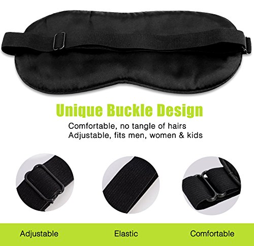 Fitglam-Natural-Silk-Sleep-Mask-Cute-Sleeping-Mask-Eye-Mask-Eye-Cover-for-Travel-Nap-and-Meditation-Blindfold-with-Adjustable-Strap-for-Men-Women-and-Kids-2-Packs