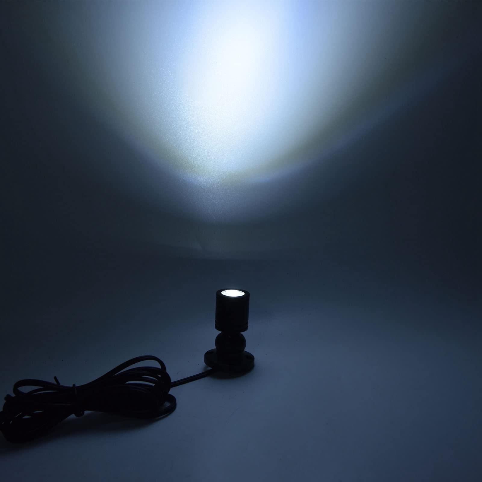 Lámpara LED redonda pequeña, regulable, alimentada por USB, para armarios y salas de exposiciones. (Del uno al nueve)