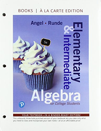 Elementary and Intermediate Algebra for College... 0134795172 Book Cover