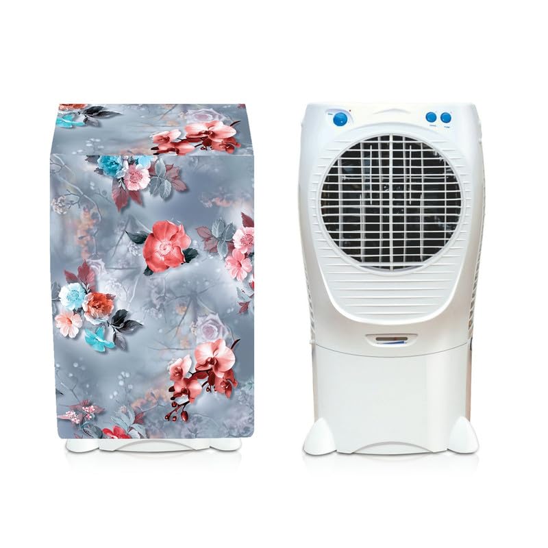 Image of Cooler Cover Compatible For Bajaj PX 100DC 43-Litres Room Air Cooler Waterproof, Dustproof, Size (HxWxD) 112X45X61 Cm, Grey.