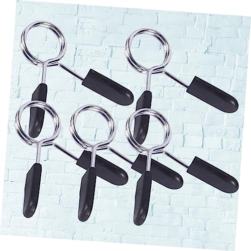 BCOATH 5 Unidades colarinho de mola braçadeiras de levantamento de peso colar de clipe de barra surg