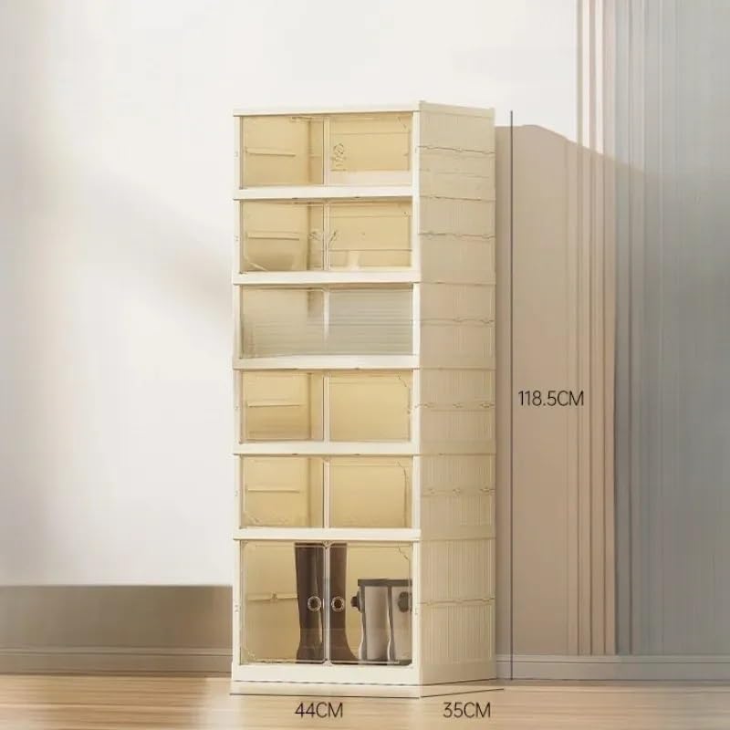 Boîte de rangement pour chaussures grand format avec vitrine transparente premium - 3