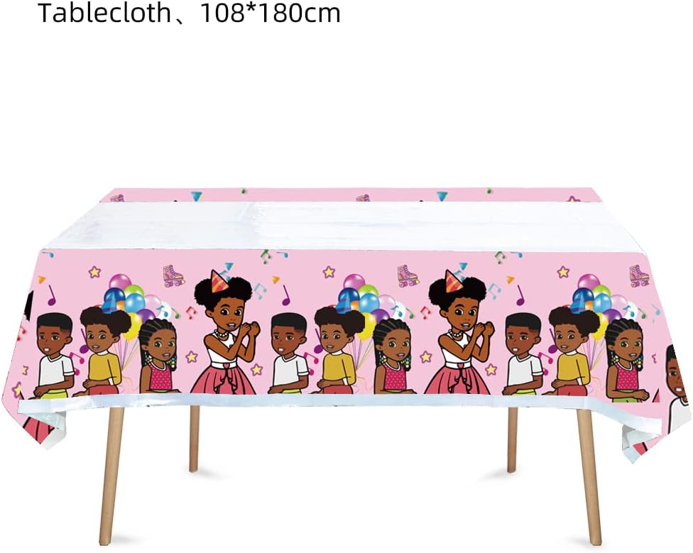 2pcs Birthday Party Tablecloth Table Cover, Birthday Supplies Decorations (70'' x 42'') (3)