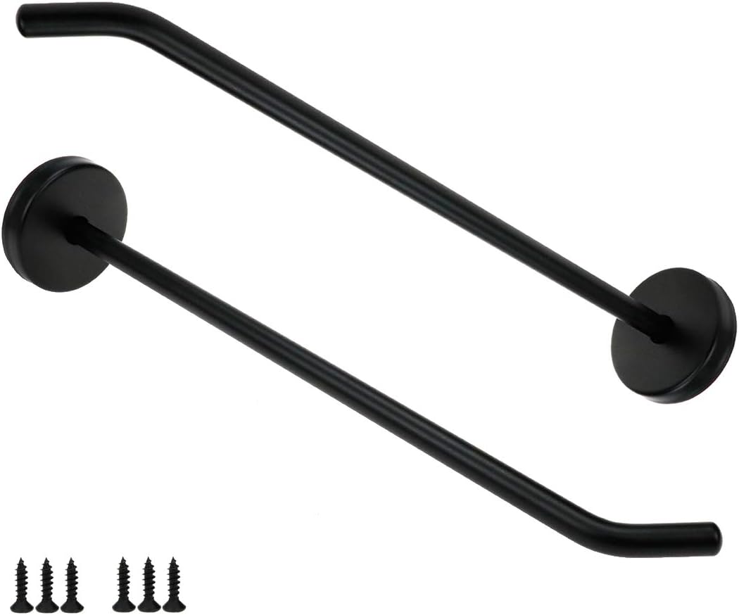 Rannb Black Surface Single Hook 200mm Length 2pcs wby1227