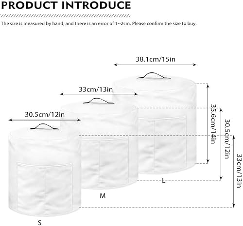 Miniatura 5 de Xoenoiee Cubierta para olla a presión con patrón de gato negro y margaritas coloridas, cubierta para electrodomésticos de cocina con bolsillos para