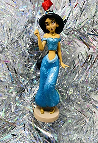 Princess Christmas Ornaments Set 6 Piece Includes Ariel, Belle, Mulan, Jasmine, Rapunzel, Pocahontas #TOP6