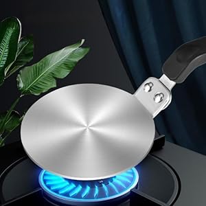 Induction Hob Converter Plate, Grourarty Induction Adapter Plate for Moka Pot, Hot Heat Diffuser Plate for Coffee, for Espresso Maker 13cm Induction Hob Converter Plate Grourarty Induction Adapter Plate for Moka Pot Hot Heat Diffuser Plate for Coffee for Espresso Maker 13cm