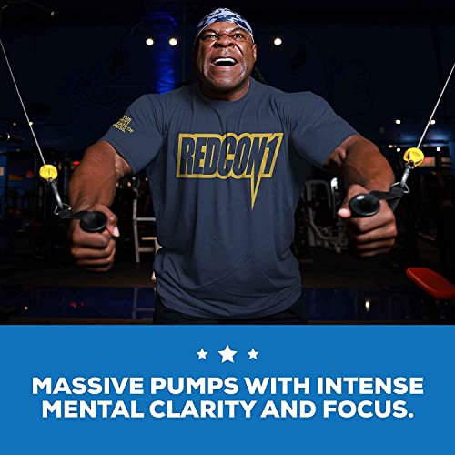 Redcon1 Total War Preworkout (Pineapple Juice) & Big Noise Non-Stim Preworkout Powder (Blue Lemonade) Stack - Pre Workout Duo For Energy, Focus & Endurance - Keto (2 Products, 30 Servings Each) #TOP4