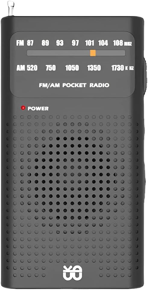 Portable HiFi AM/FM Radio Pocket Radio Player Operated Portable Radio ...