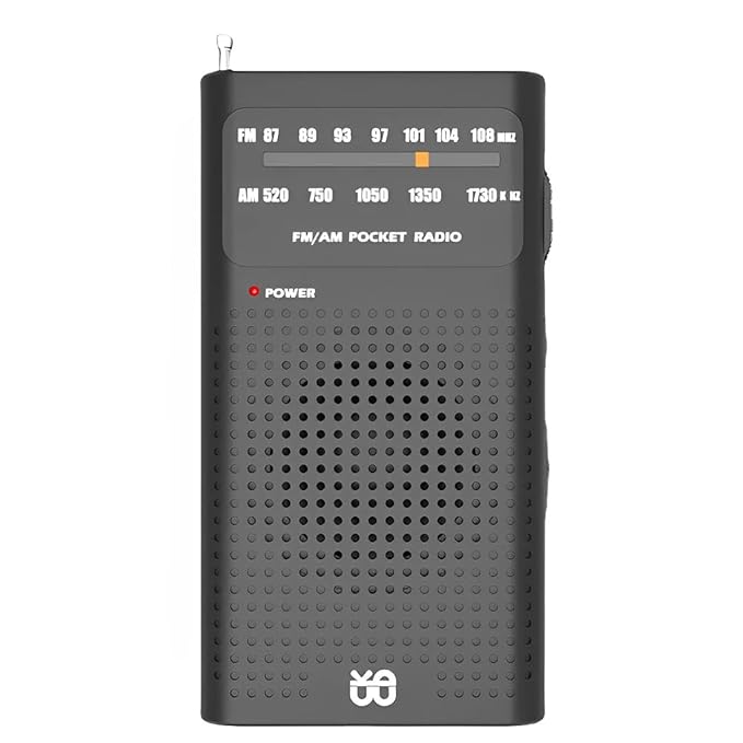 Portable HiFi AM/FM Radio Pocket Radio Player Operated Portable Radio