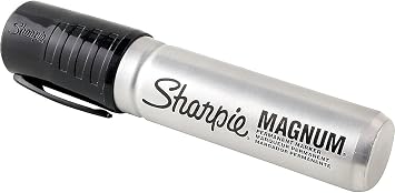Sharpie 44001BX Magnum Permanent Marker, Black, 12/Box
