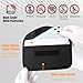 EKUWU 2 PCS Faraday Pouch for Car Keys & Phone, Anti-Tracking Signal Blocking Bag Key Pouch, Anti-Theft Car Protection Signal Shield Wallet (Black)
