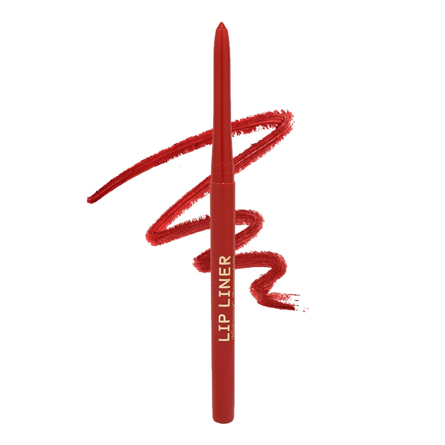 Winky Lux Dirty Love Demi Matte Lip Liner Pencil – Vibrant Red Lipliner, Waterproof Long Lasting Formula, Creamy Retractable Tip For Precision & Nourishment, Matte Finish