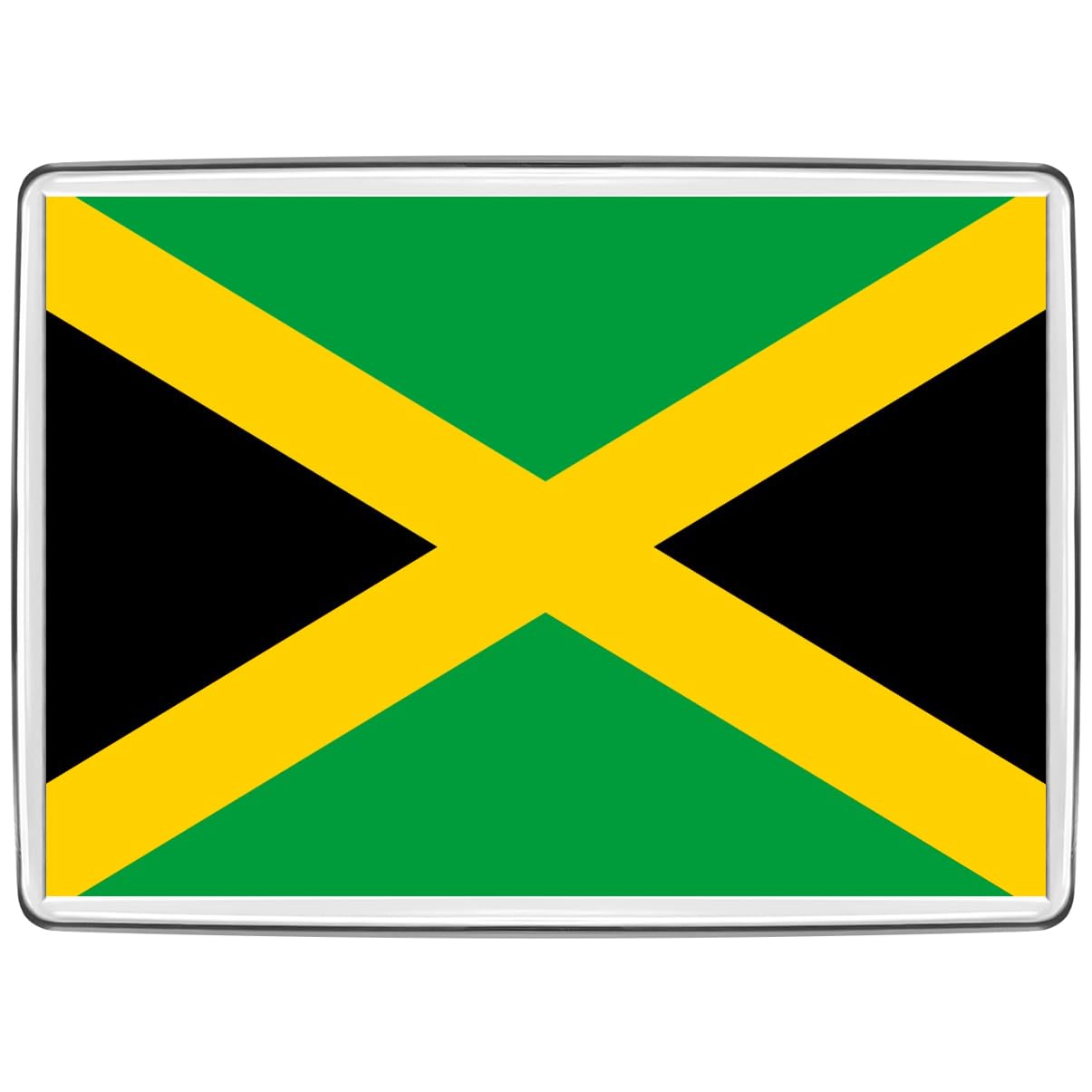 Pixly® Jamaica Flag Fridge Magnet Large Jumbo Size Jamaican Keepsake Country Souvenir Novelty Refrigerator Magnets Gift