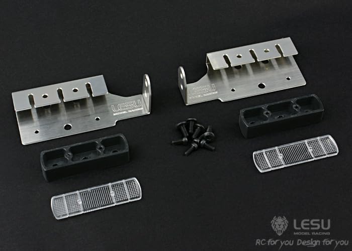 TOUCAN RC HOBBY LESU - Luz trasera de metal para HO700 RC 1/14 escala camión tractor coche teledirigido camión coche