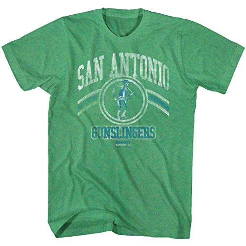 USFL T-Shirt San Antonio Gunslingers Kelly Heather Tee, 2XL