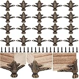 Matériau de haute qualité:les pieds du caisson sont fabriqués en alliage., garantissant robustesse et durabilité sans déformation ni rouille. Le design surélevé de la boîte rehausse l'esthétique des boîtes à bijoux ou des coffrets cadeaux tout en permettant une longue durée de vie, utilisation répétée