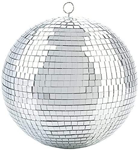 8" Mirror Disco Ball - Cool and Fun Hanging Party Disco Ball for Big Party Decorations, Party Design、Decorate (8 inch, Silver) by LiangTing - Used condition - US$11.86