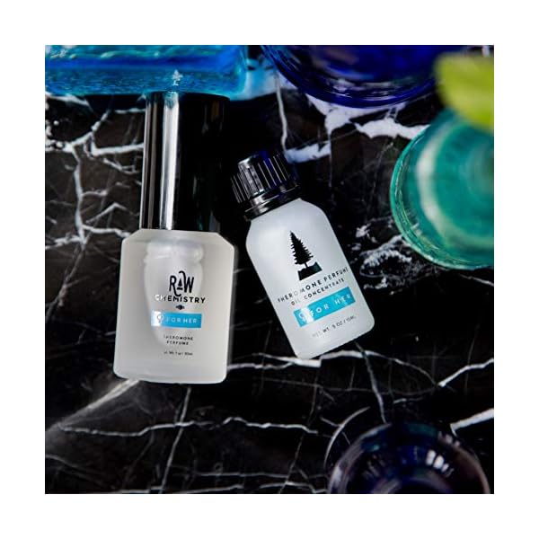 RawChemistry Pheromone Perfume Gift Set, for Her [Attract Men] - Elegance, Extra Strength Human Pheromone Formula 1 Fl. Oz