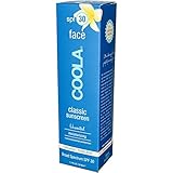 Coola Suncare Face SPF 30 Moisturizing Sunscreen, Unscented 1.7 oz
