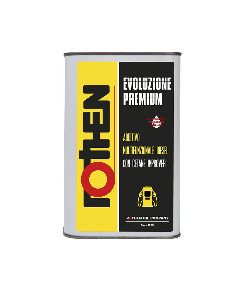 ROTHEN Evoluzione Premium, Additivo Multifunzionale per Gasolio, Miglioratore di Cetano (1LITRO)