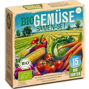Little Plants BIO Gemüse Samen-Set 15 Sorten
