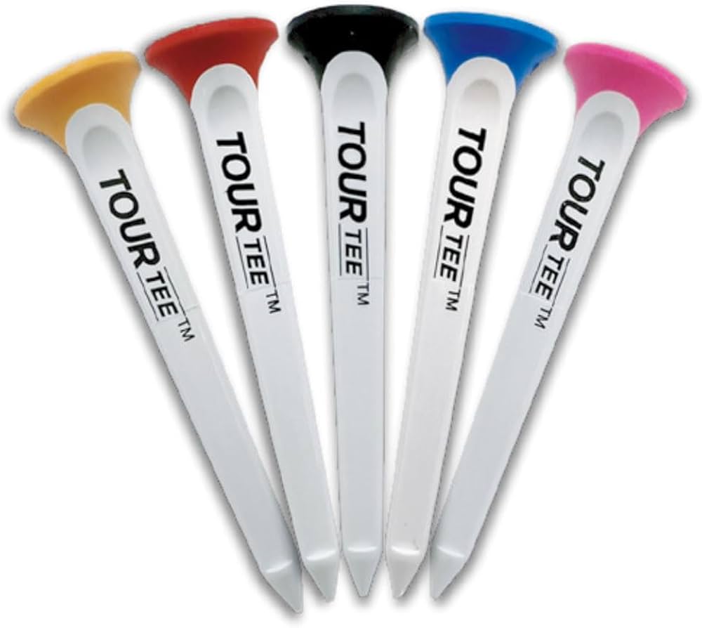 Amazon.co.jp: TOUR TEE LARGE WHITE SPINE ゴルフティー 5本入り Amazon.co.jp: TOUR TEE LARGE WHITE SPINE ゴルフティー 5本入り