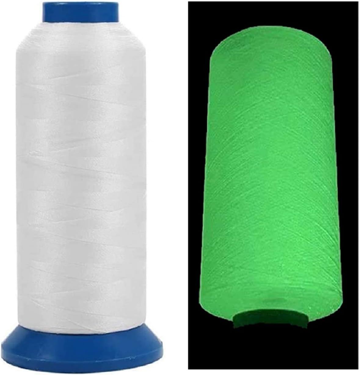 YEHAM 3000Yards / 2700M Glow in The Dark Embroidery Thread (White) : Arts, Crafts & Sewing