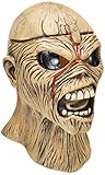 Loftus International Trick or Treat Studios Iron Maidenpiece of Mind Full Head Mask, Beige, One-Size Novelty Item