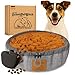 Schn&uuml;ffelteppich f&uuml;r Hunde mit Leckerli-Beutel &ndash; Schn&uuml;ffelmatte & Intelligenzspielzeug f&uuml;r Besch&auml;ftigung und Nasenarbeit, rutschfest & waschbar