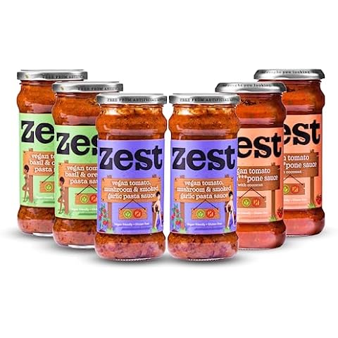 Zest Vegan Pasta Sauces Variety Pack Cover