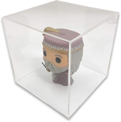 Miniatura 3 de Cubo de exhibición de acrílico (5 "x 5" x 5" - 0.118 in) Exhibición de joyeríacomercializacióncajaalmacenamiento Paquete de 4 super Saver