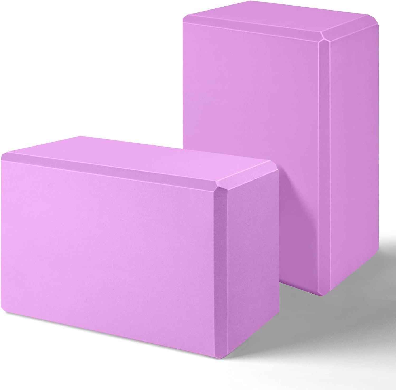 JOSSYFY® Yoga Blocks 2 Pack, Yoga Block | Non-Slip Workout Brick For Improving Poses,High Density Foam Yoga Block Brick Set of 2 with Yoga Strap for Improve Strength, Aid Balance, and Flexibility-image-9