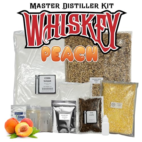 Tapcraft – Georgia Peach Whiskey Recipe Mash Kit – Make Your Own Peach-Flavored Whiskey at Home – DIY Distilling Kit – Great Gift for Whiskey Lovers image 5