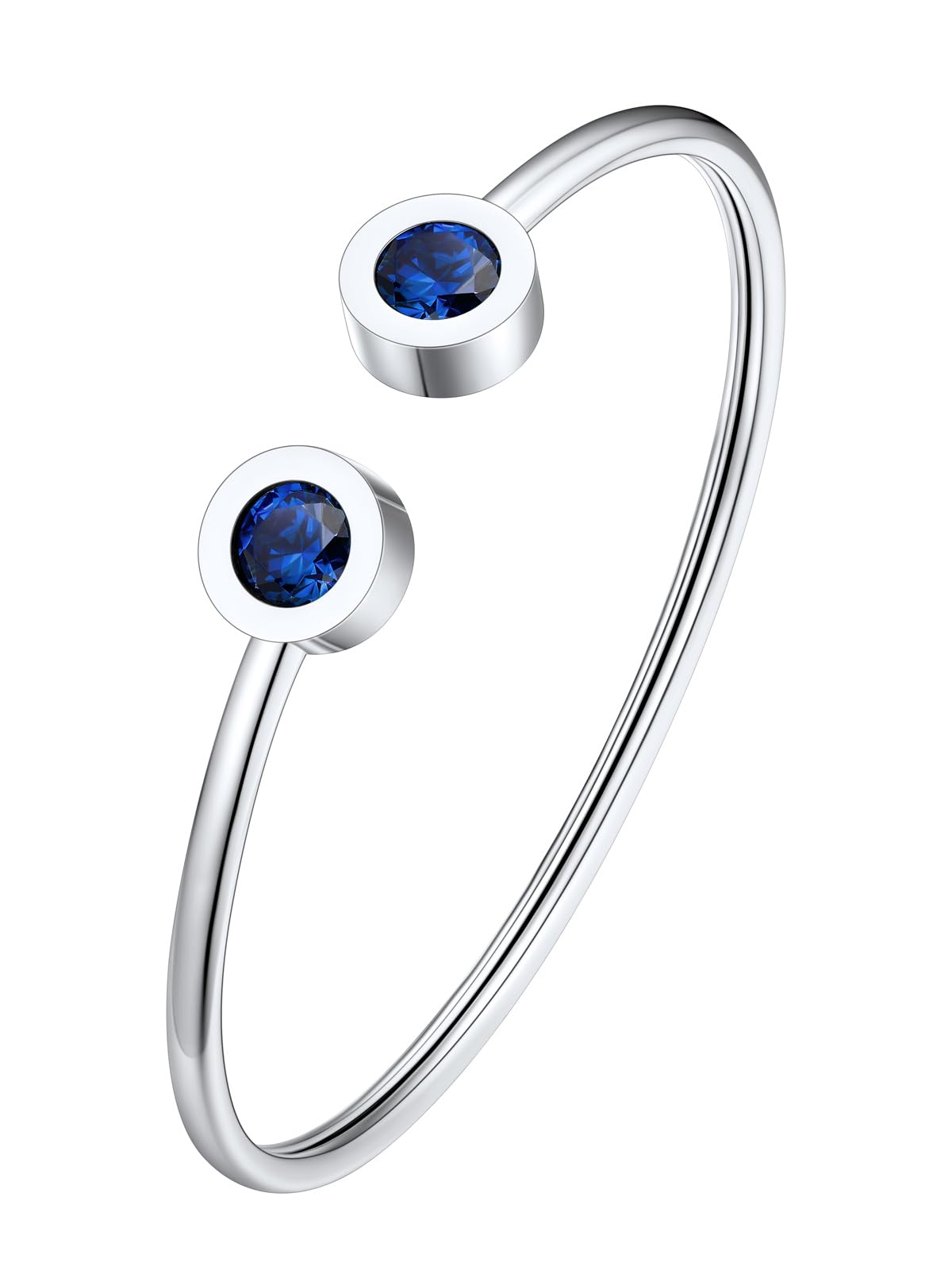 ONICE NERA - Bracciale Regolabile In Acciaio Inossidabile E Pietre Nat Da 8 Mm 880574